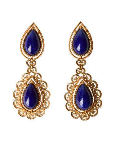 D'Orlan Vintage Massive Lapis and Golden Baroque D