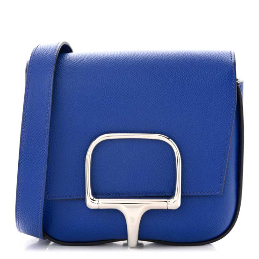 HERMES Epsom Mini Della Cavalleria Bleu Electrique - image 1