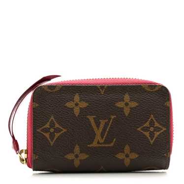 LOUIS VUITTON Monogram Zippy Multicartes Fuchsia