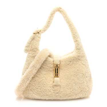 GUCCI Shearling Small Jackie 1961 Shoulder Bag Ivo