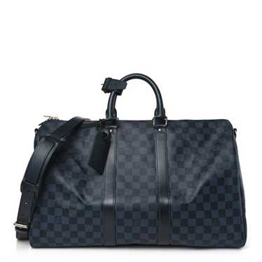 LOUIS VUITTON Damier Cobalt Keepall Bandouliere 45