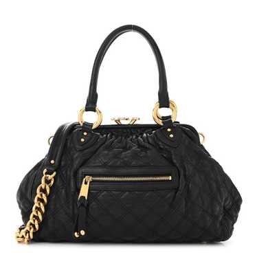 MARC JACOBS Calfskin Quilted Stam Black - image 1