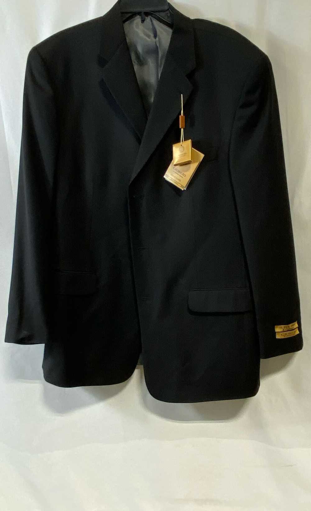 NWT Giorgio Cosani Mens Black Single-Breasted Thr… - image 1