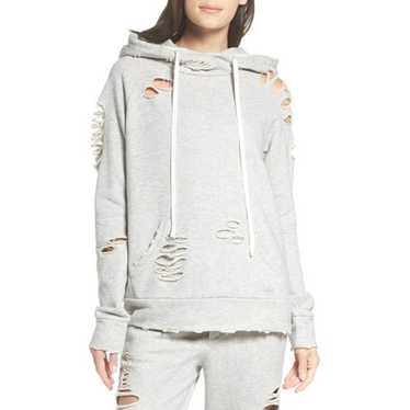 Alo Yoga Alo yoga distressed hooded sweatshirt li… - image 1