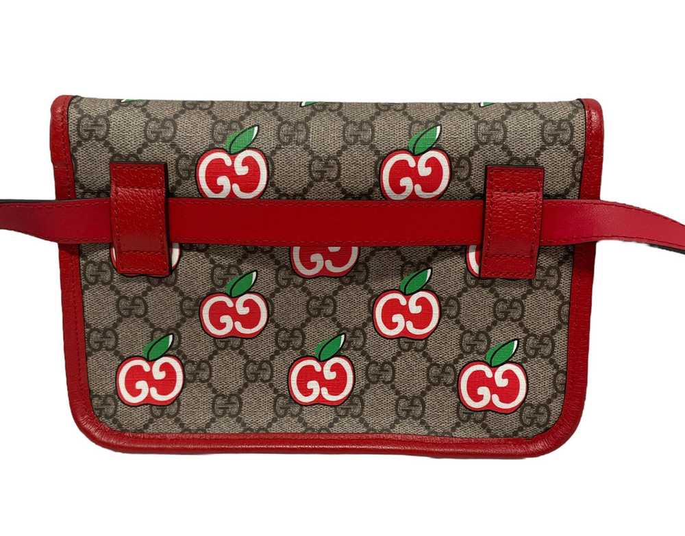 GUCCI/Bag/OS/Monogram/Leather/RED/Apple Bag - image 3