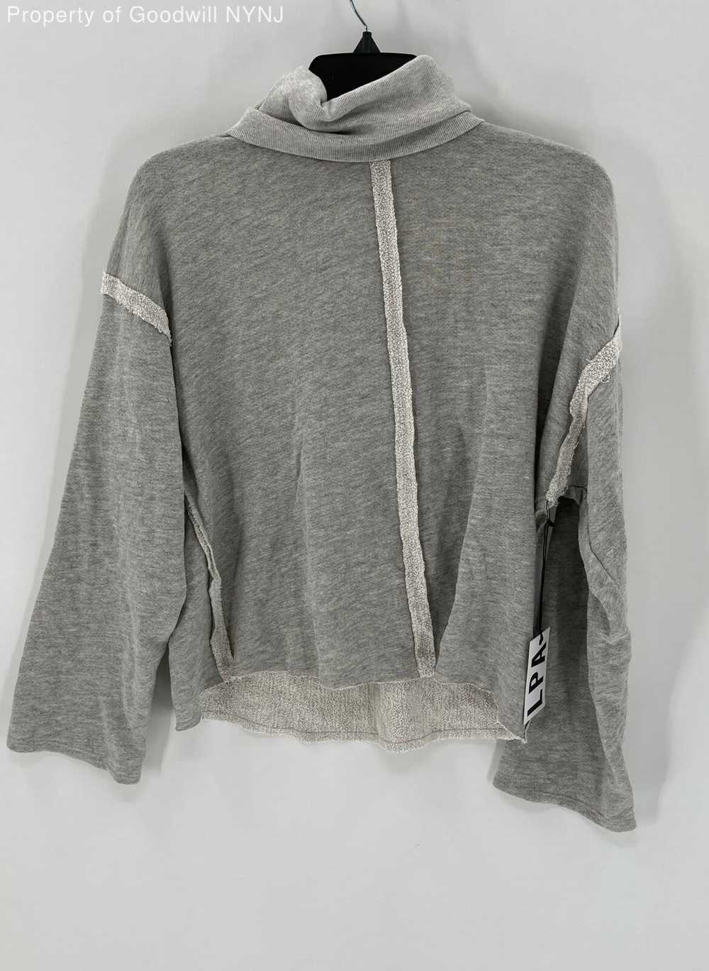 LPA Women's Grey Turtle Neck Sweater Size S - image 2