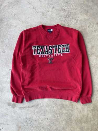 Collegiate × Vintage Texas Tech heavy crewneck