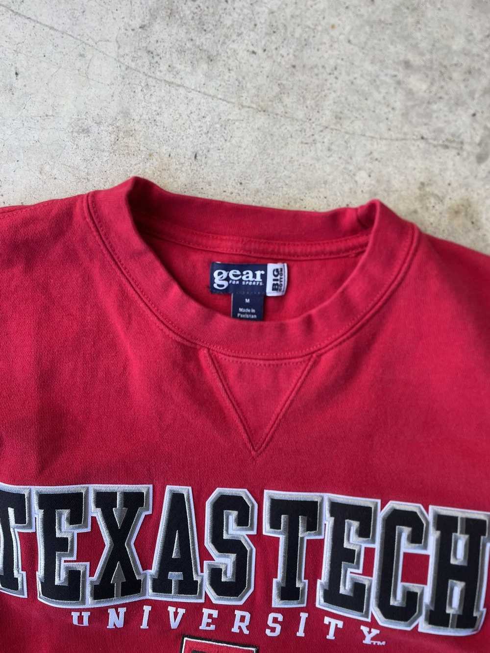 Collegiate × Vintage Texas Tech heavy crewneck - image 2