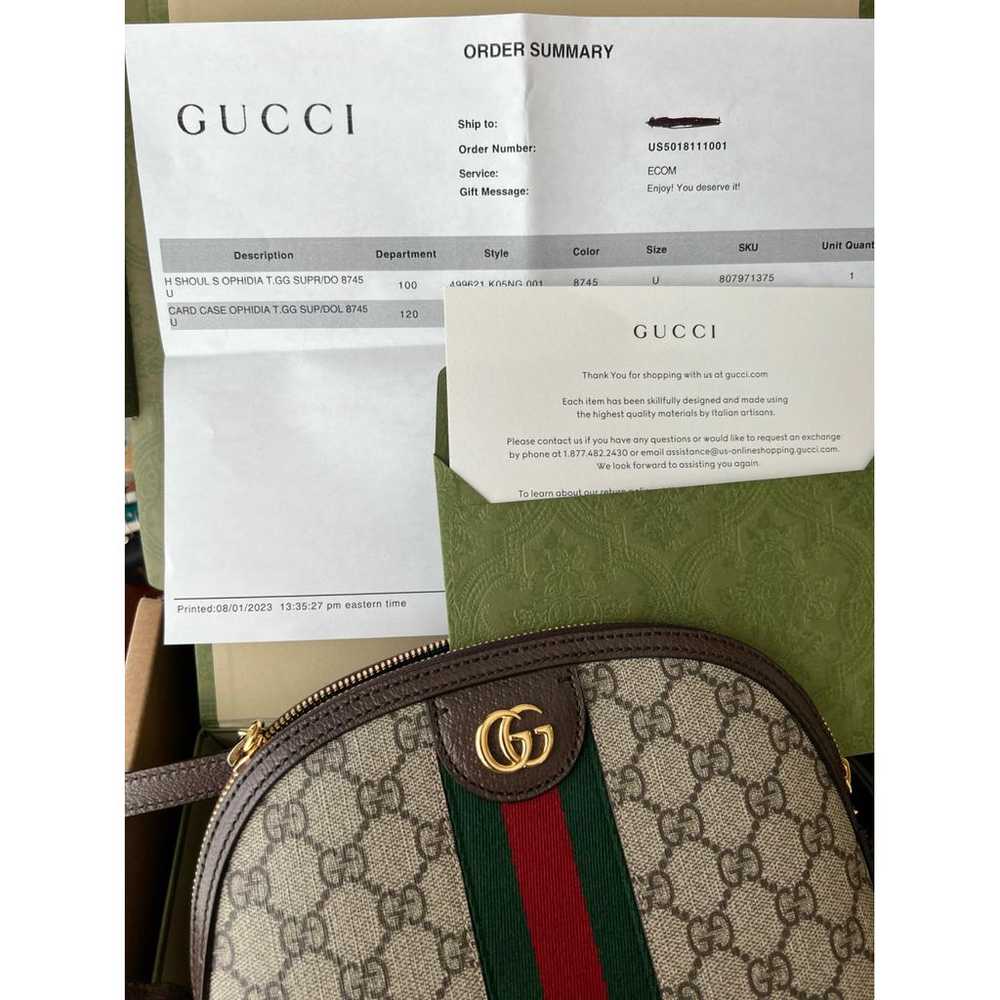 Gucci Ophidia Gg Supreme leather crossbody bag - image 7