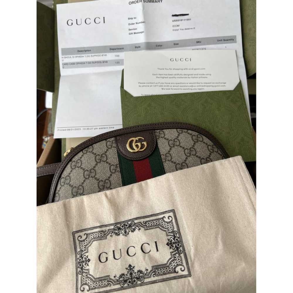 Gucci Ophidia Gg Supreme leather crossbody bag - image 8