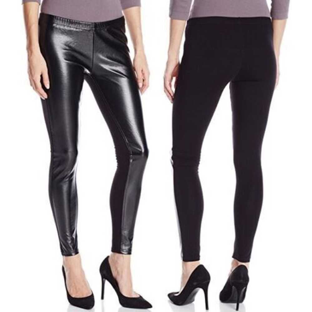 Other Jessica Simpson Faux Leather Ponte Knit Leg… - image 7