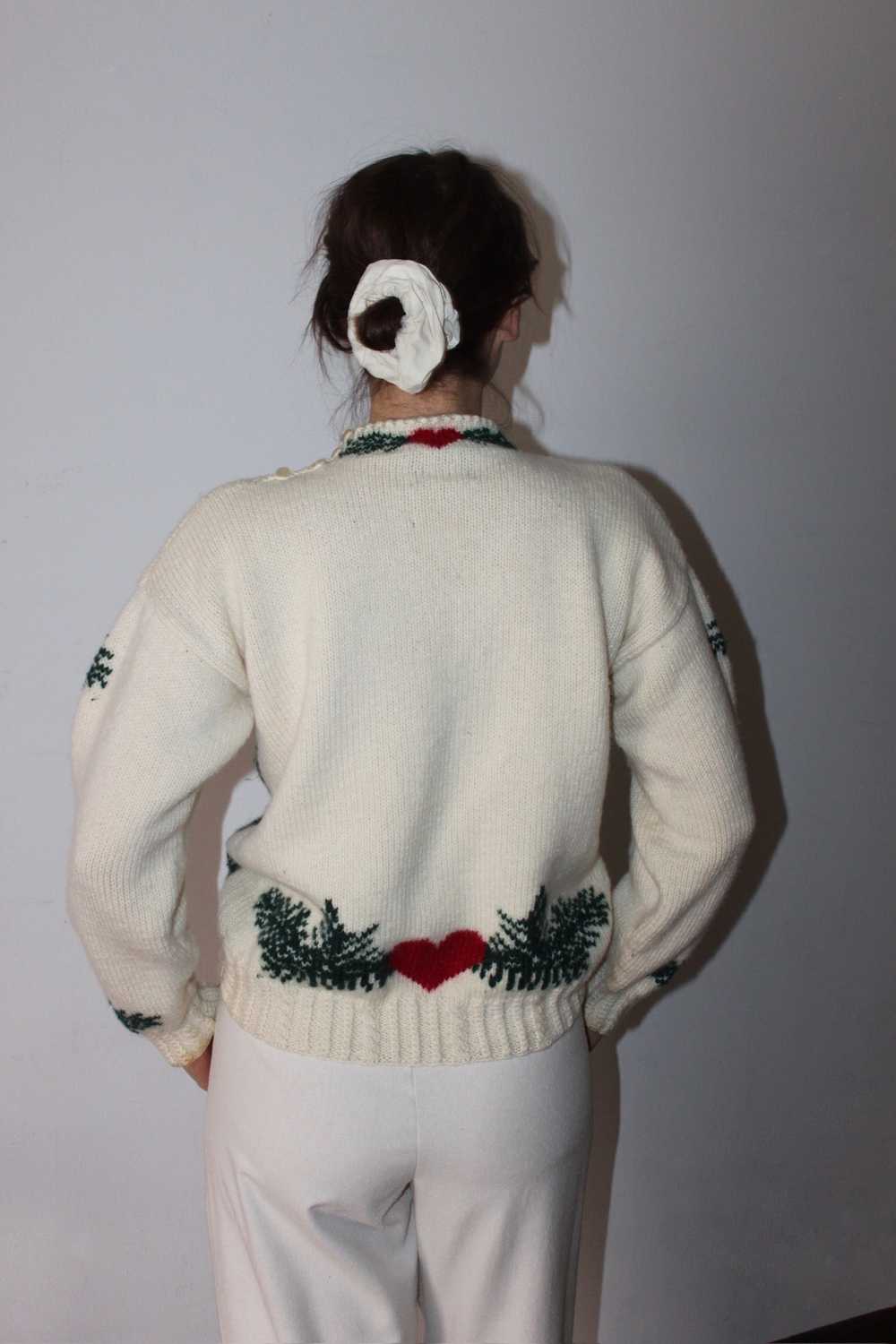 Vintage St. Nick Pure Wool Sweater - image 3