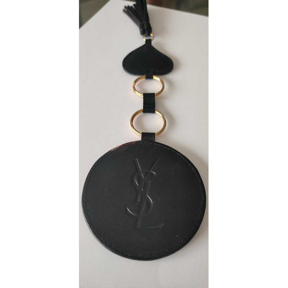 Yves Saint Laurent Leather key ring - image 2