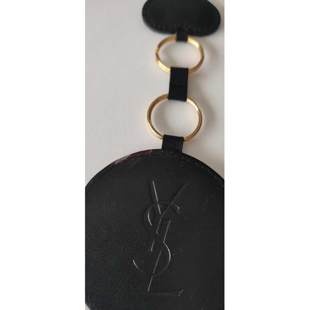 Yves Saint Laurent Leather key ring - image 4