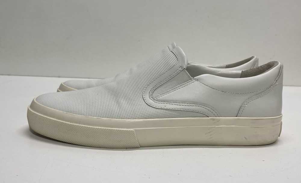 Vince White Leather Slip-On Casual Shoes Men's SZ… - image 1