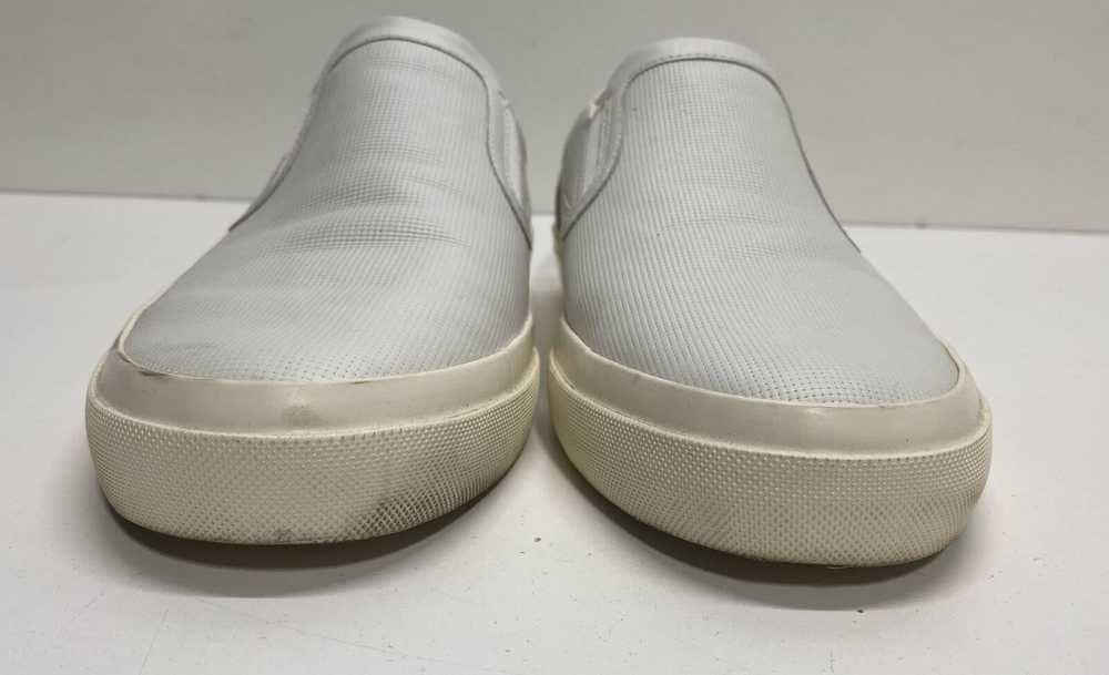 Vince White Leather Slip-On Casual Shoes Men's SZ… - image 2