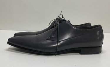 Hugo Boss Grey Leather Oxford Dress Shoes Men's S… - image 1