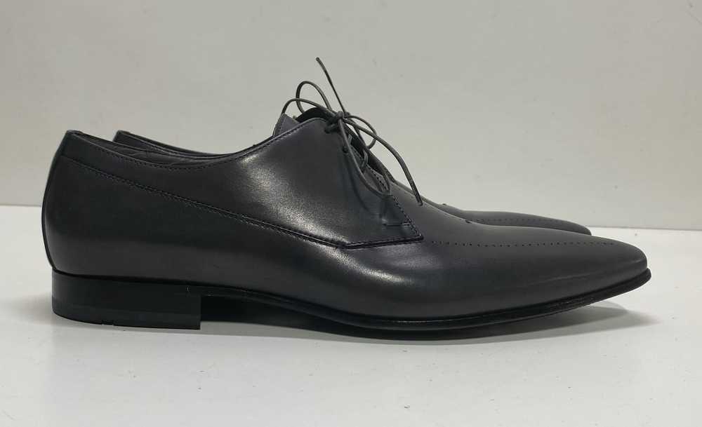 Hugo Boss Grey Leather Oxford Dress Shoes Men's S… - image 3