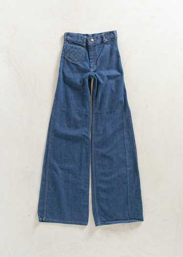 Vintage 1970s Liberte Darkwash Flare Jeans Women's