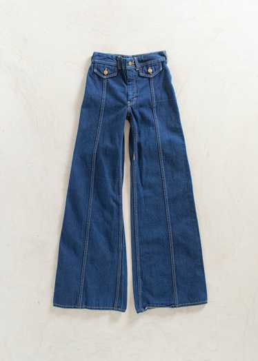 Vintage 1970s Liberte Darkwash Flare Jeans Women's