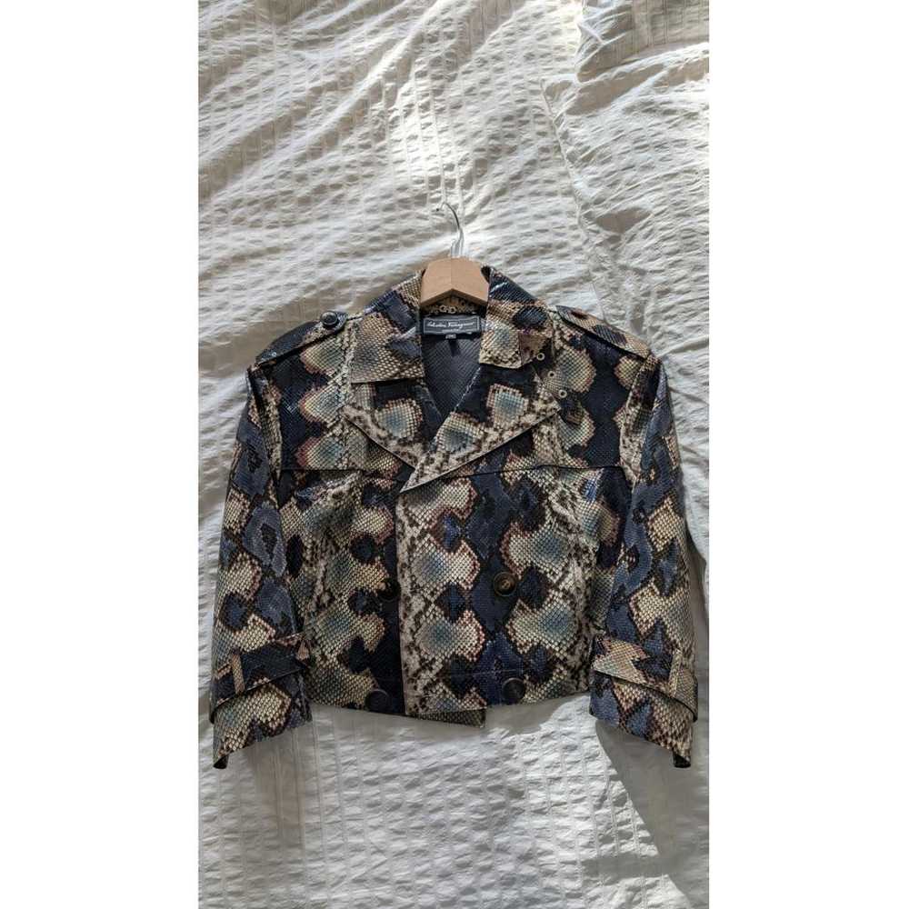 Salvatore Ferragamo Python jacket - image 6