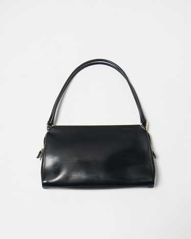 Black Leather Hand Bag - image 1