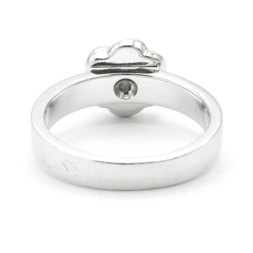 Chanel Camélia white gold ring - image 6