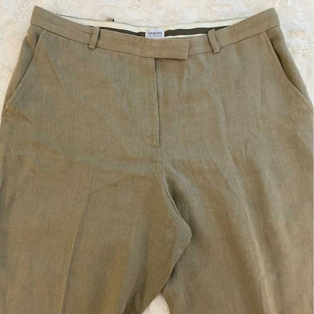 Armani Collezioni Linen trousers - image 2