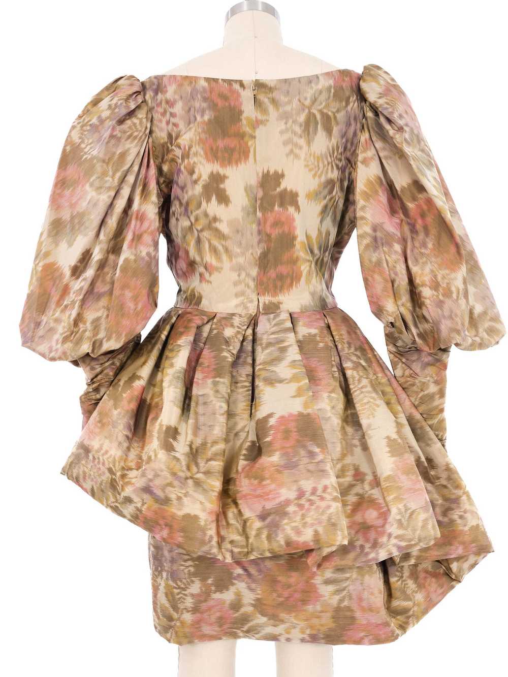 Paul Louis Orrier Floral Puff Sleeve Dress - image 4