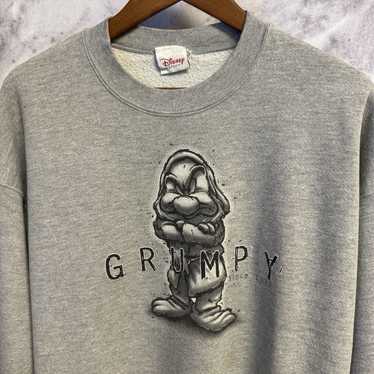 Disney × Vintage Vintage Disney Grumpy Sweatshirt… - image 1