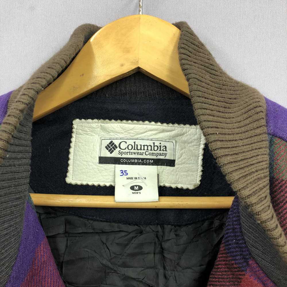 Bomber Jacket × Columbia × Vintage Vintage Columb… - image 7