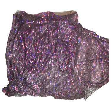 poster girl Glitter mini skirt