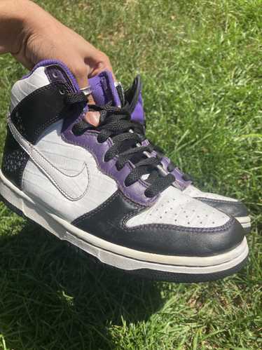 Nike Dunk High Premium Black | White-Quasar Purple