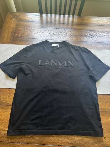 Lanvin Lavin Paris Embroidered T-Shirt