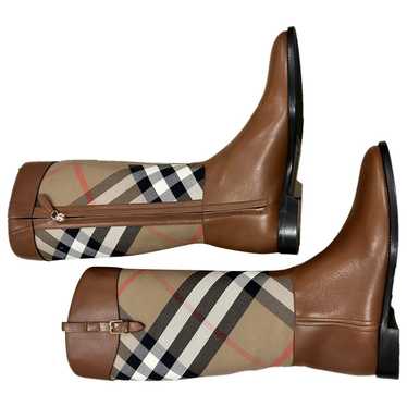 Burberry Leather riding boots