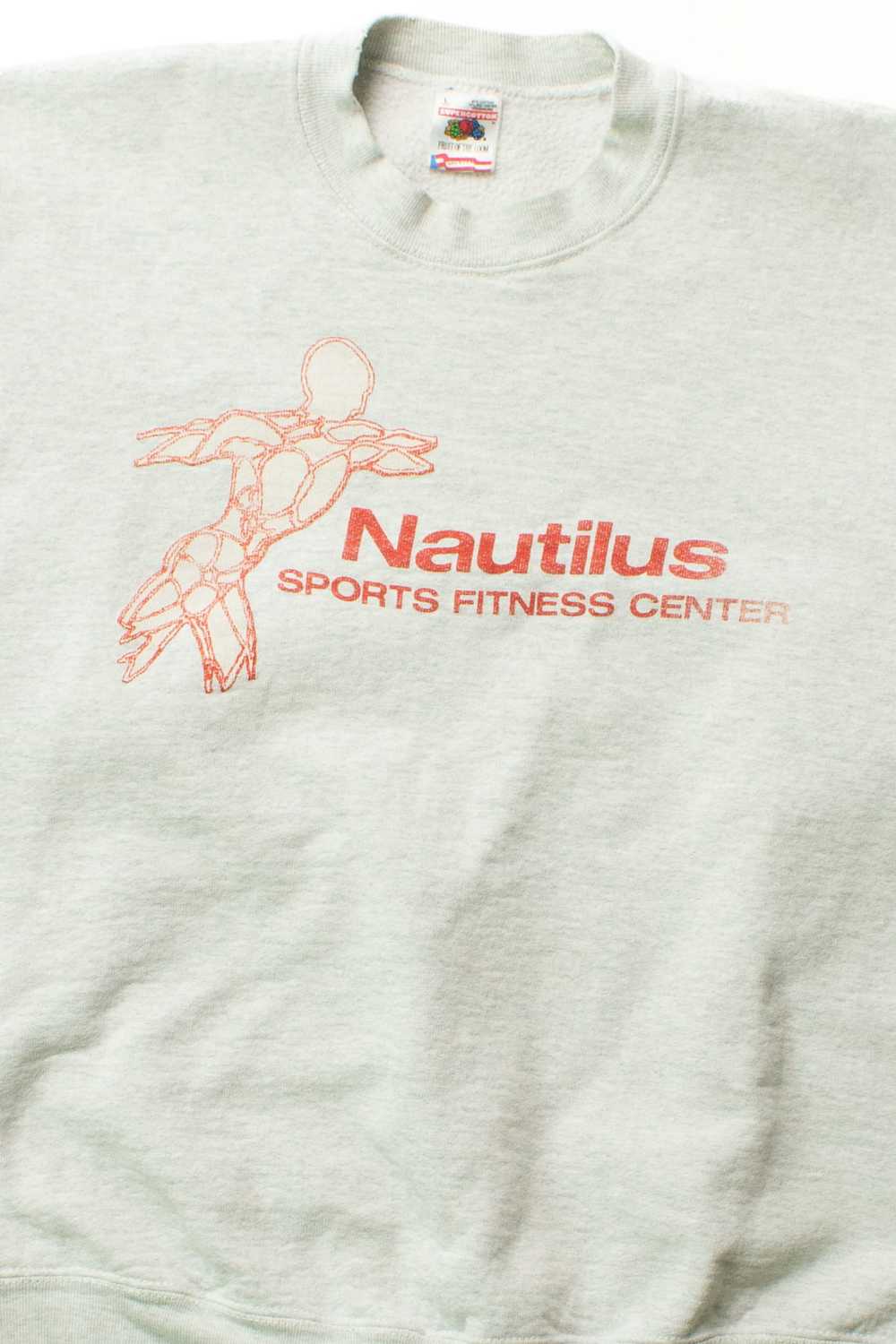 Vintage Nautilus Sports Fitness Center Sweatshirt… - image 2