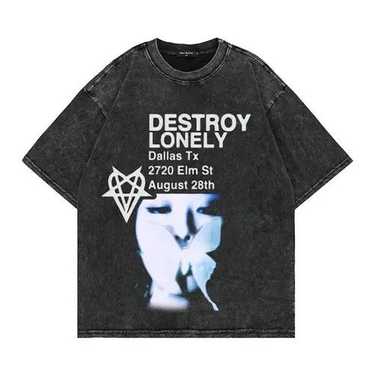 Streetwear × Tee × Vintage Destroy Lonely Vintage… - image 1