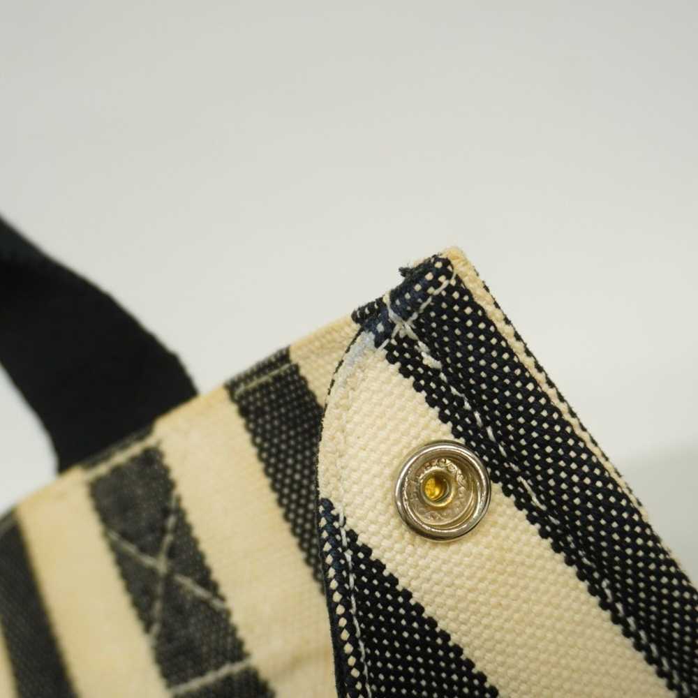 Hermes Hermes Handbag Cannes PM Canvas Black Whit… - image 8