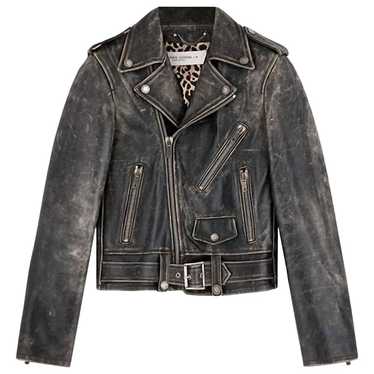 Golden Goose Leather biker jacket