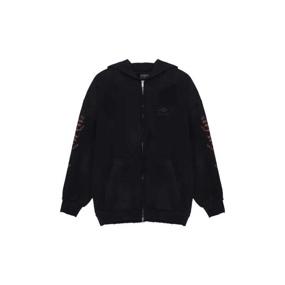 Balenciaga o1srvl11e1124 Dup / Heavy Metal Zip-Up… - image 1