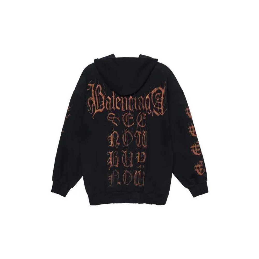 Balenciaga o1srvl11e1124 Dup / Heavy Metal Zip-Up… - image 2