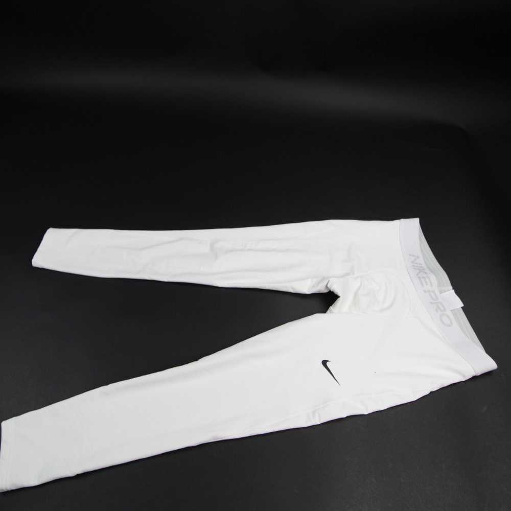 Nike Pro Dri-Fit Compression Pants Men's White Us… - image 1