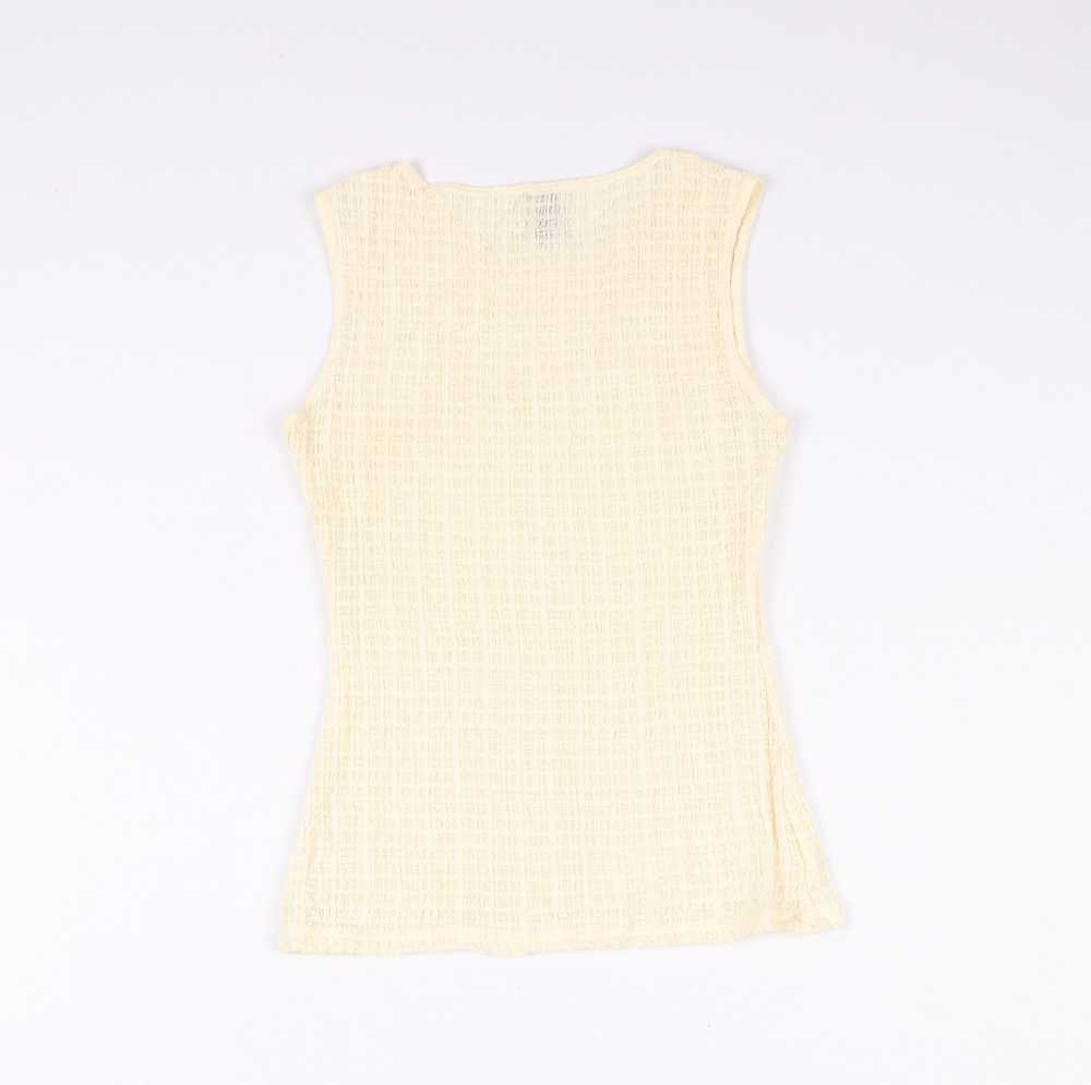 Wolford Wolford Mesh Lace Cream Top - image 9