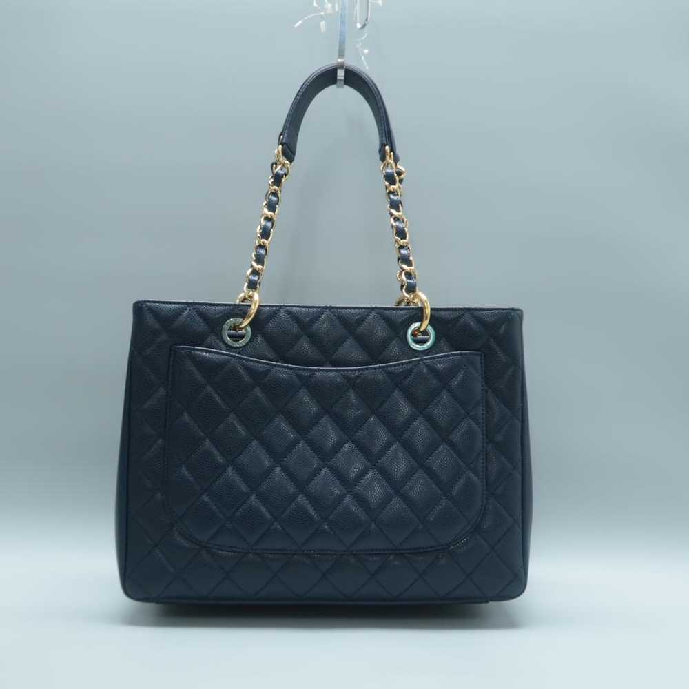 Chanel Grand shopping leather handbag - image 5