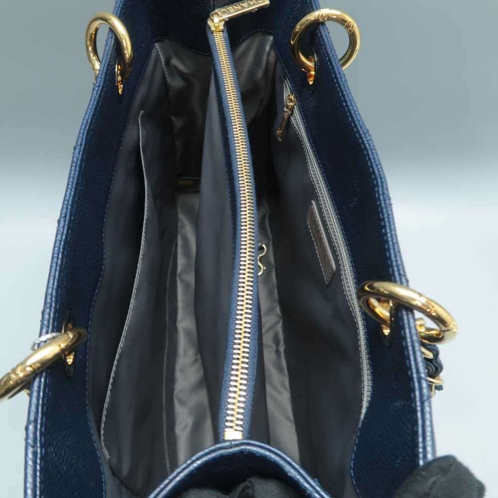 Chanel Grand shopping leather handbag - image 8