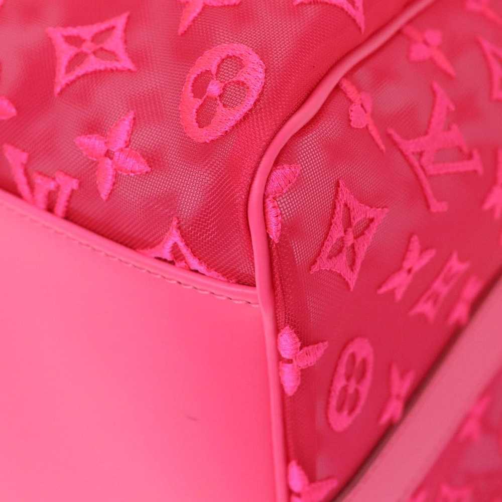 Louis Vuitton Keepall Bandouliere 50 Pink Canvas … - image 6