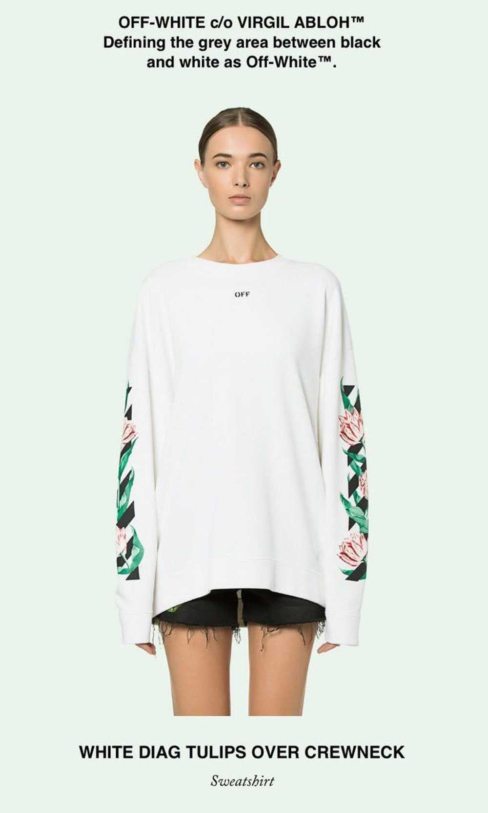 Luxury × Off-White × Vintage OFF-WHITE sweatshirt… - image 2