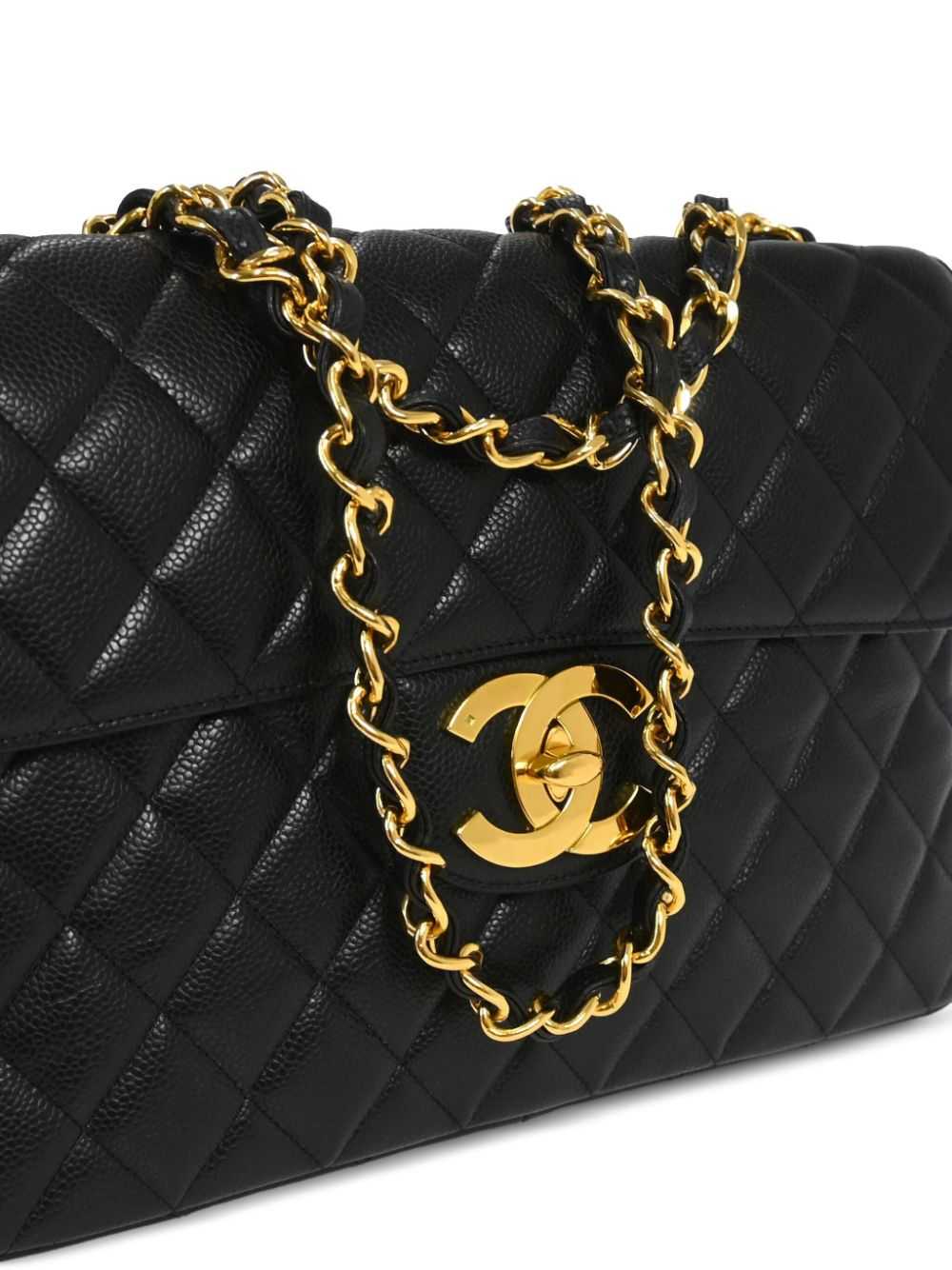 CHANEL Pre-Owned 1995 jumbo Classic Flap shoulder… - image 3