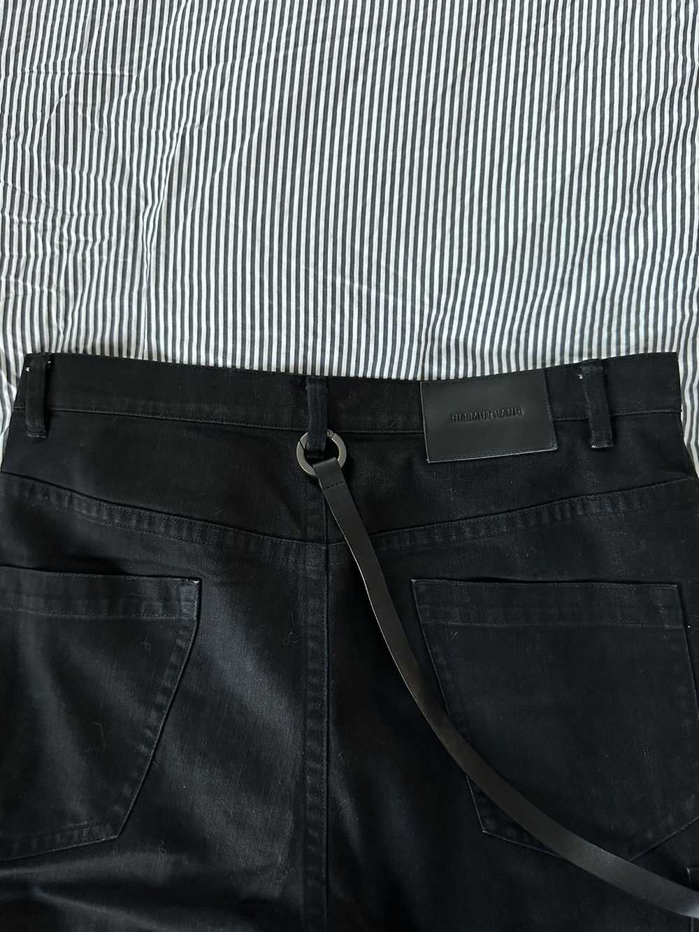 Helmut Lang Black Denim Cargo Pants - image 4