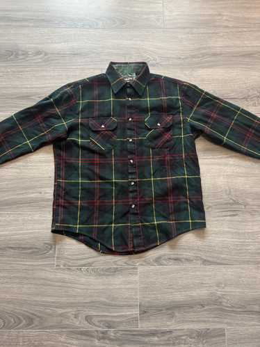 Flannel × Vintage Vintage Green Plaid flannel